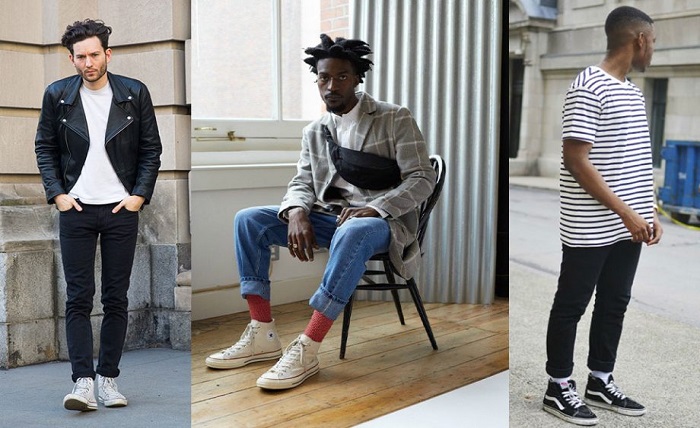 Rock high-top Sneakers with Any Outfit